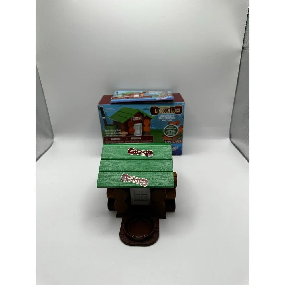 Lincoln Logs Mini Classics Mini Home Building Set 00779 - 25 Pieces INCOMPLETE